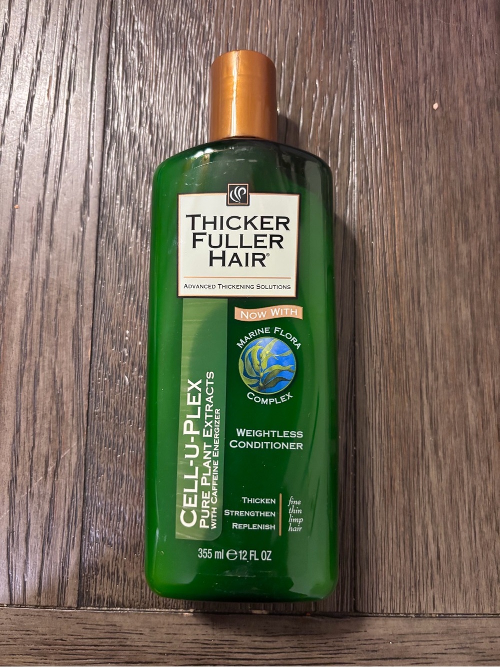 Thicker Fuller Hair Cell U Plex Plant Extracts Weightless Conditioner - 12oz